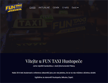 Tablet Screenshot of funtaxi.cz