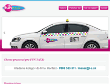 Tablet Screenshot of funtaxi.sk
